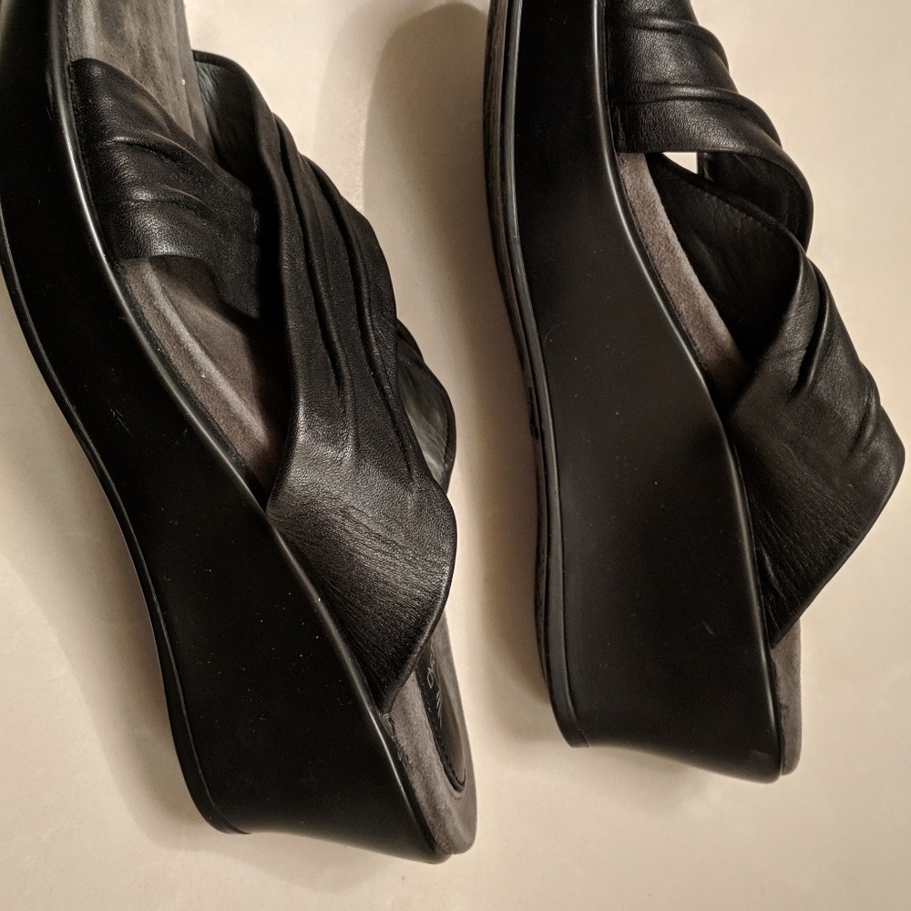 Dansko leather slide sandals